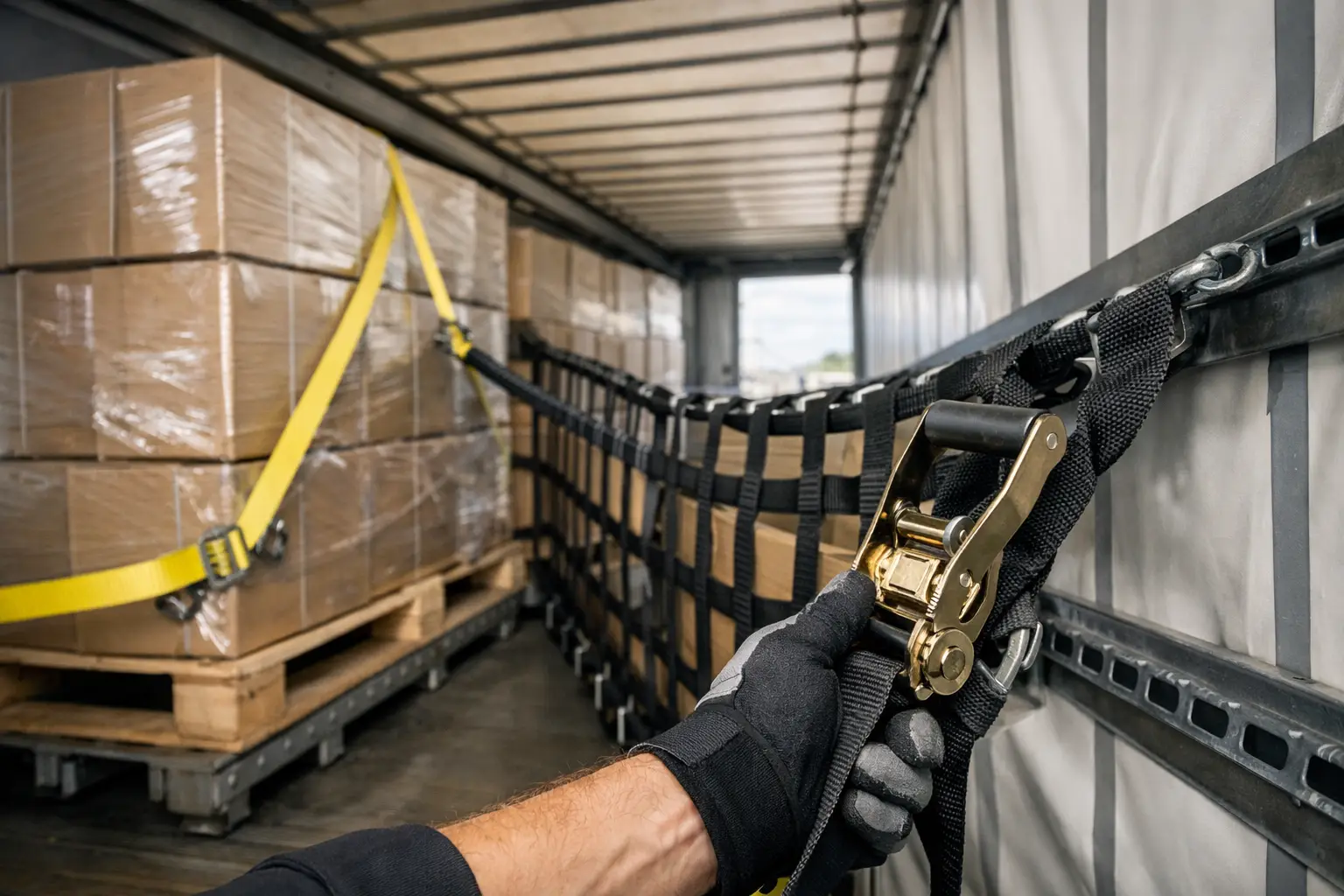 Internal Freight Restraint for Safer Tautliners
