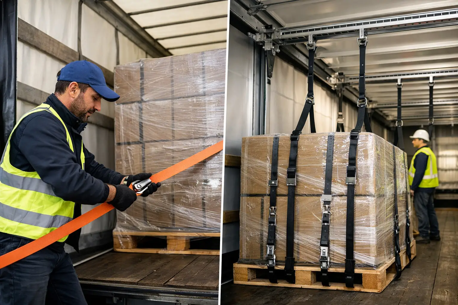 Manual Restraint vs Track System for Tautliners