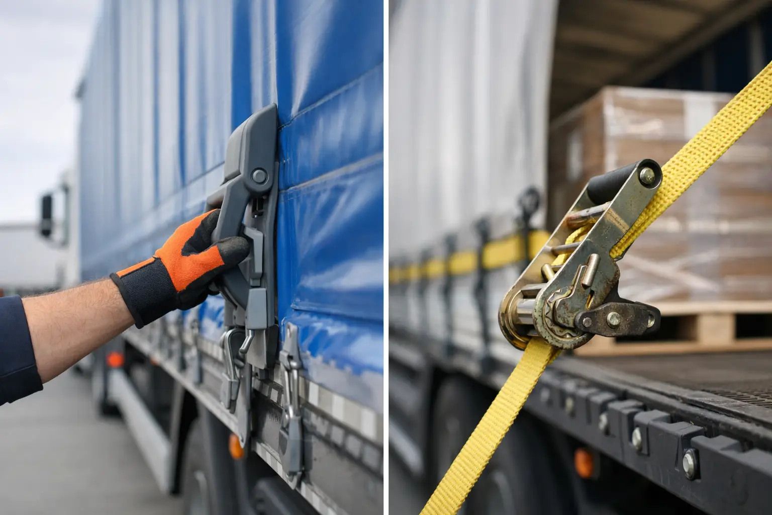 Curtain Systems vs Ratchet Straps for Tautliners