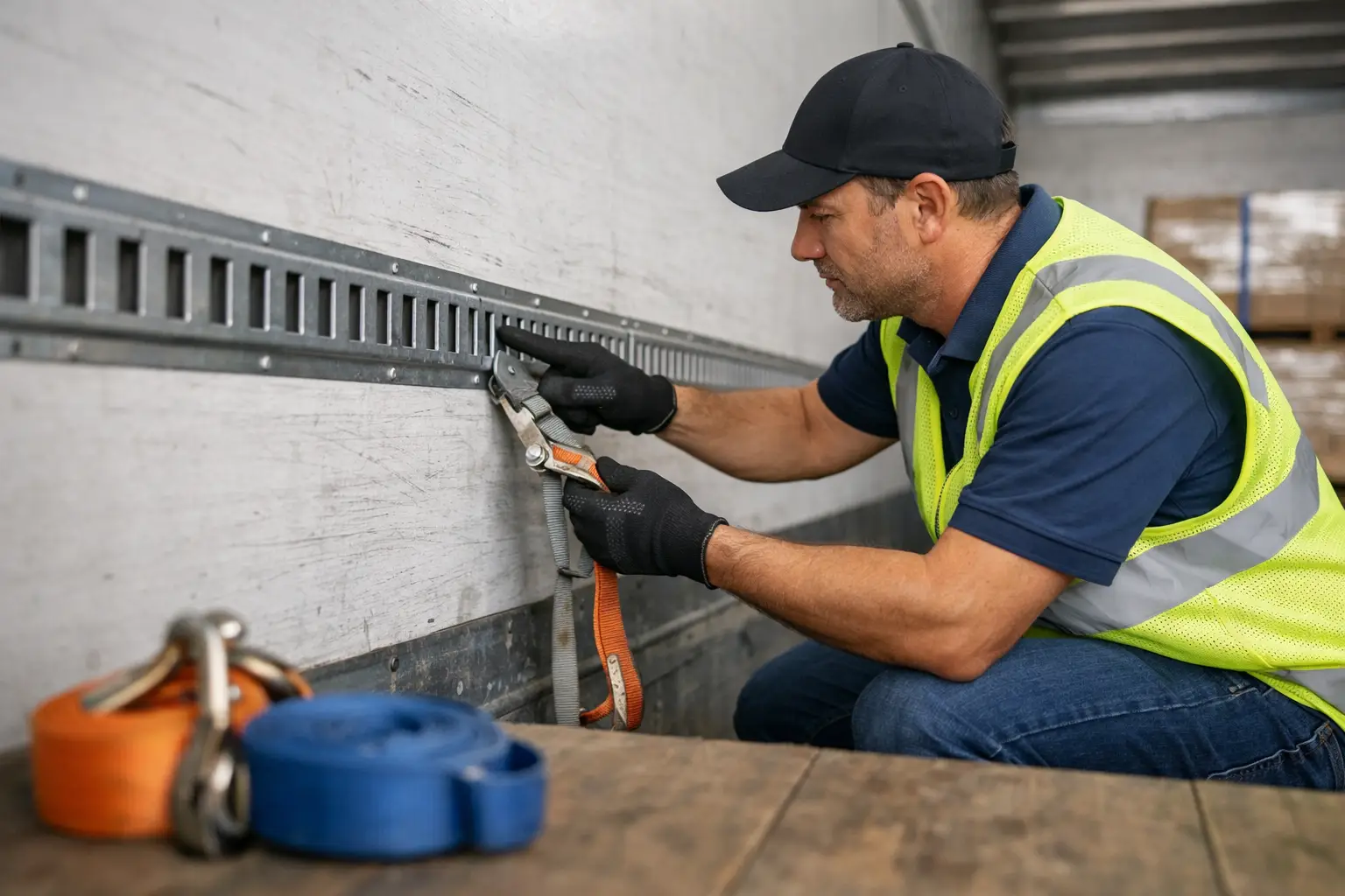 How to Inspect Restraint Tracks Before Loading