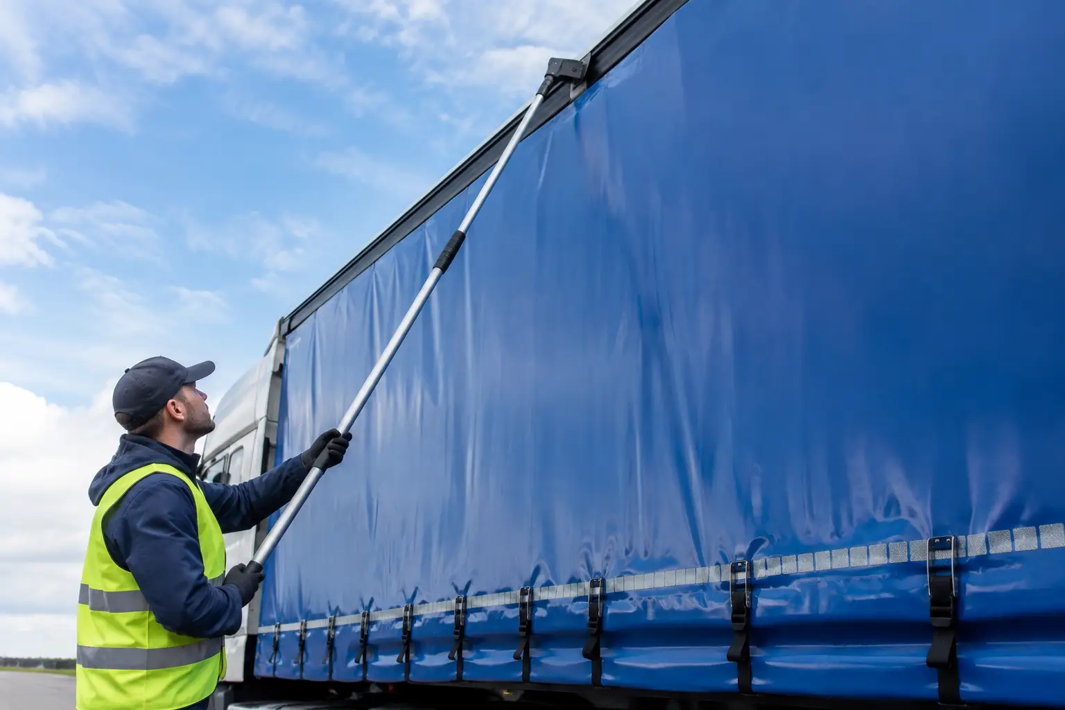 Using an Extendable Pole Safely on Tautliners